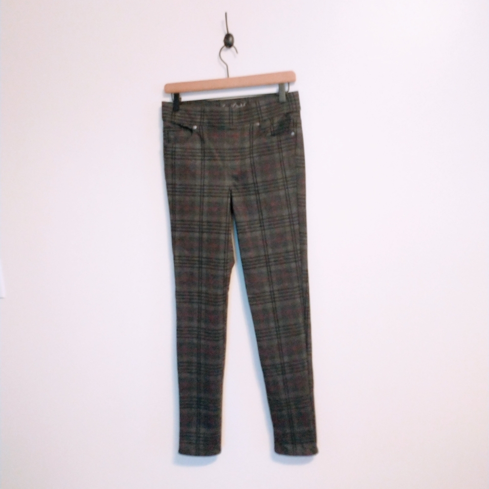 Gloria Vanderbilt all around slimming effect stretchy legging pants with grey pl